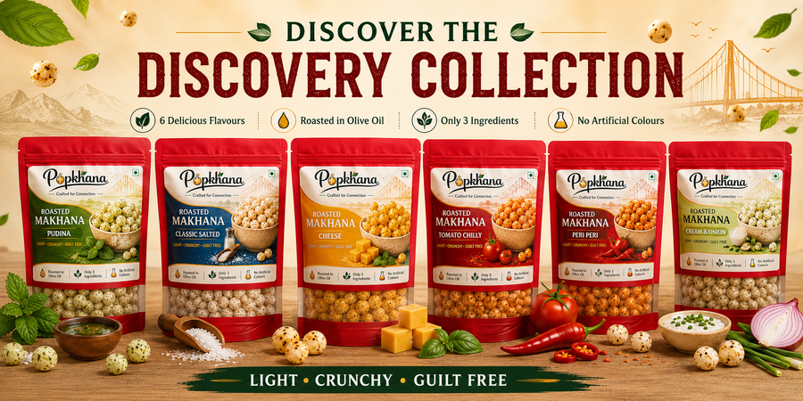 PopKhana Discovery Collection - 6 flavours, 6 x 34g packs