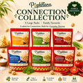 Discover the Popkhana Discovery Collection, our signature Connection Collection of roasted makhana snacks. Explore 6 delicious flavours crafted with only 3 ingredients, roasted in olive oil, free from artificial colours, and packed with light, crunchy goodness for guilt-free snacking.
