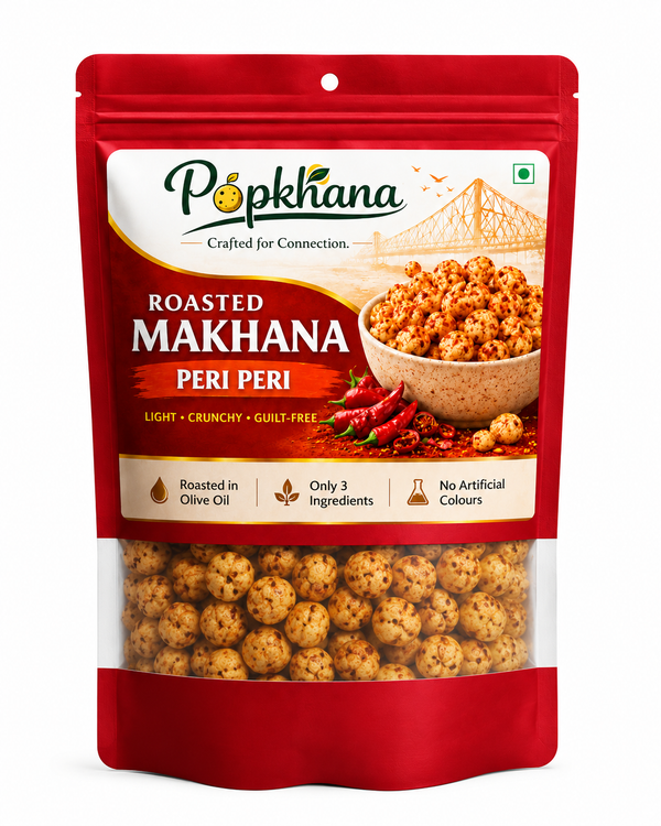 PopKhana Peri Peri Roasted Makhana | Roasted in Olive Oil