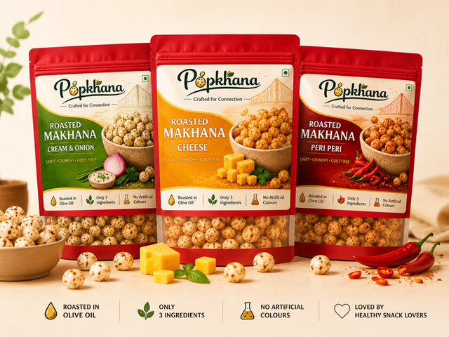 PopKhana roasted makhana combo packs