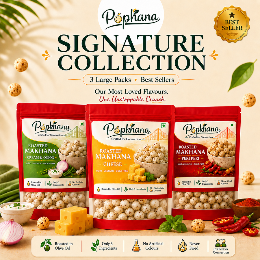 PopKhana Signature Collection - Peri Peri, Cheese and Cream & Onion